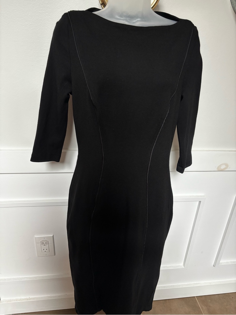 Gok Wan for Tu elegant, retro-bodycon pencil dress boat neckline, 3/4 sleeves